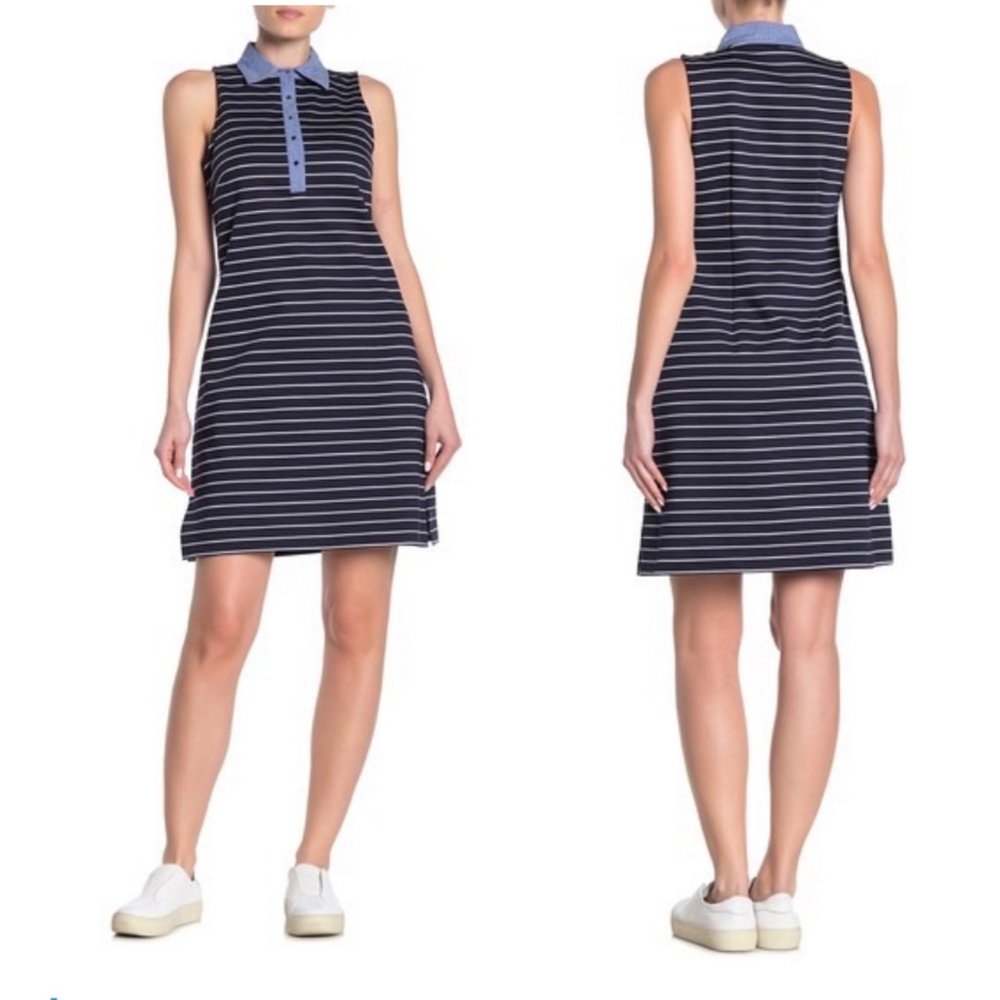 Eliza J 1901 Sleeveless Collar Sheath Dress